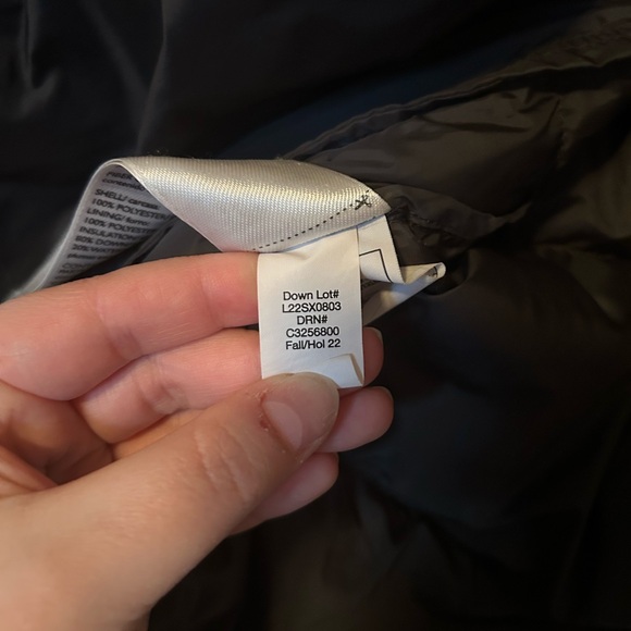 Eddie Bauer Men's Wide Channel Hooded Down Black Puffer Jacket - Picture 9 of 13